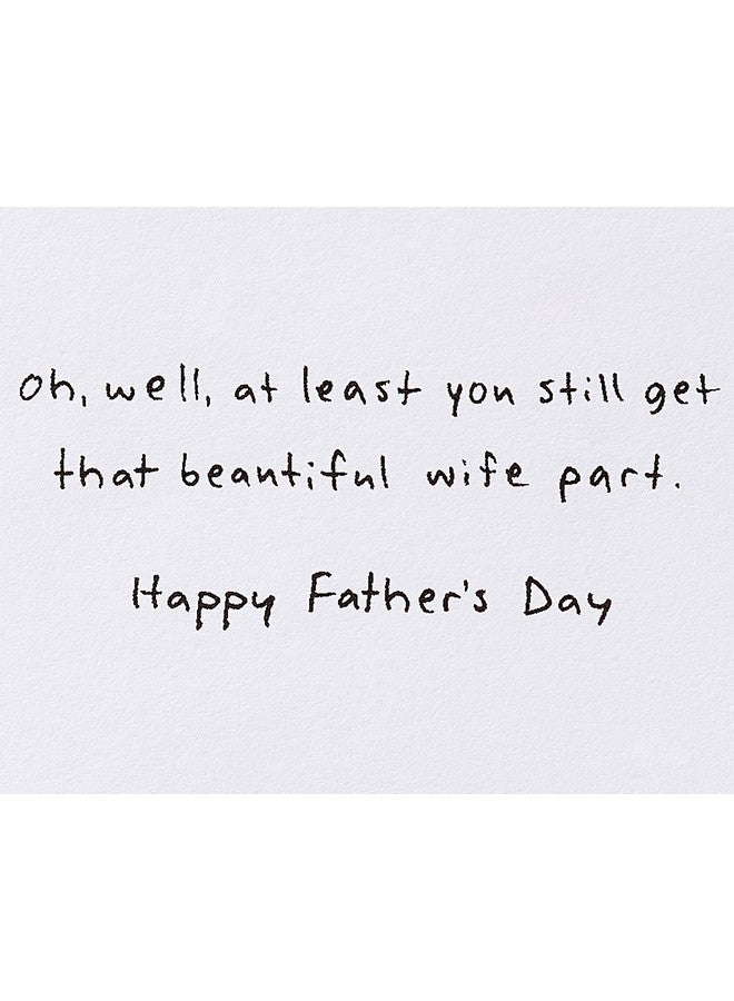 Papyrus Funny Fathers Day Card From Wife (Beautiful Wife) - Image 3