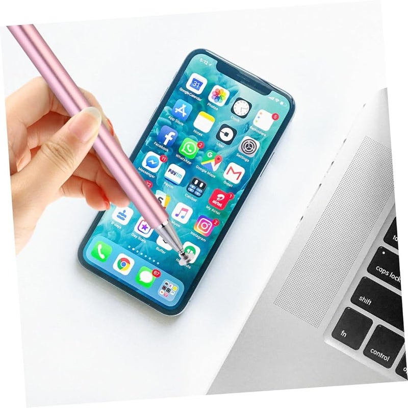Fine Tip Stylus Pen 2 Pack Rose Gold Touch Screen Pencil for Tablet Computer - Image 4