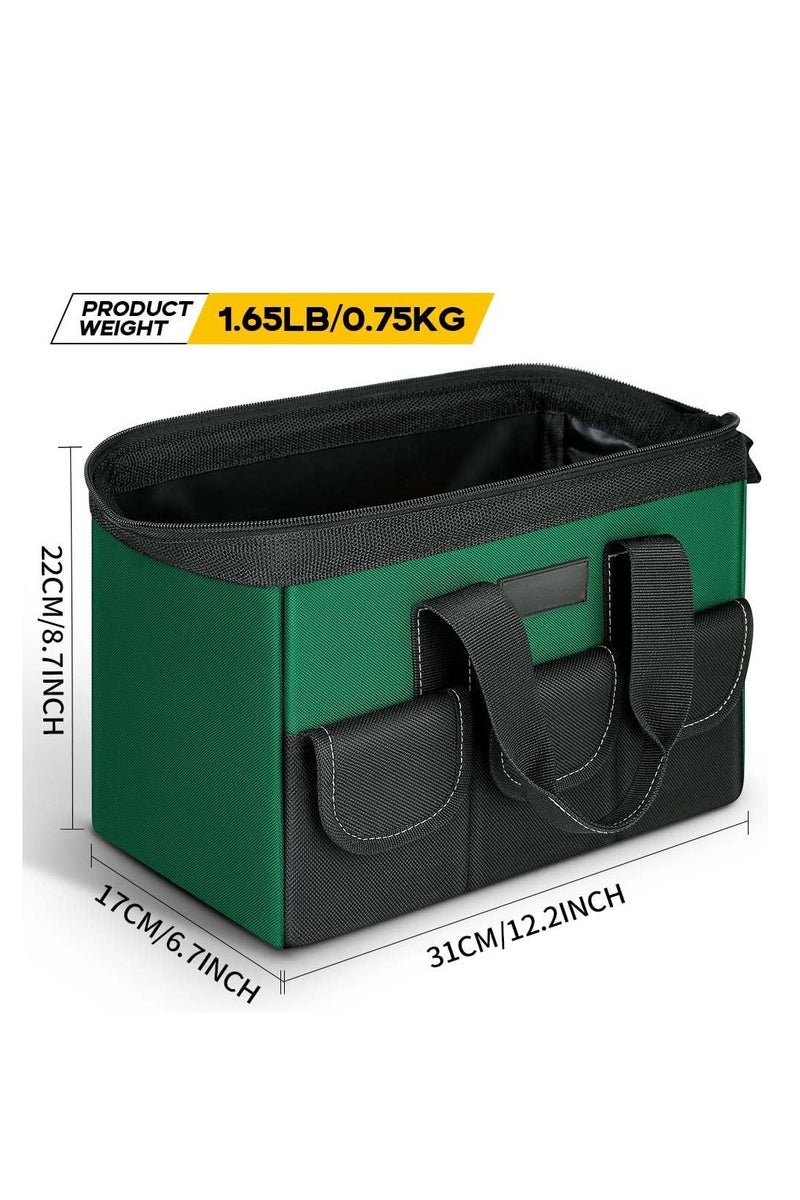 Tool Bag, Green, 31 cm/12 Inches, Made of 1680D Polyester, Ideal for DIY and Craftsmen (12 Inches) - Image 2