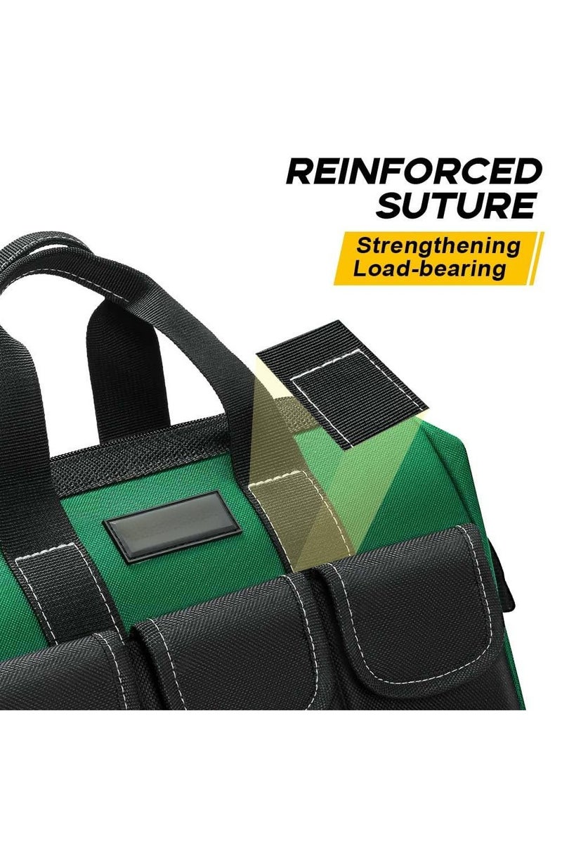 Tool Bag, Green, 31 cm/12 Inches, Made of 1680D Polyester, Ideal for DIY and Craftsmen (12 Inches) - Image 5
