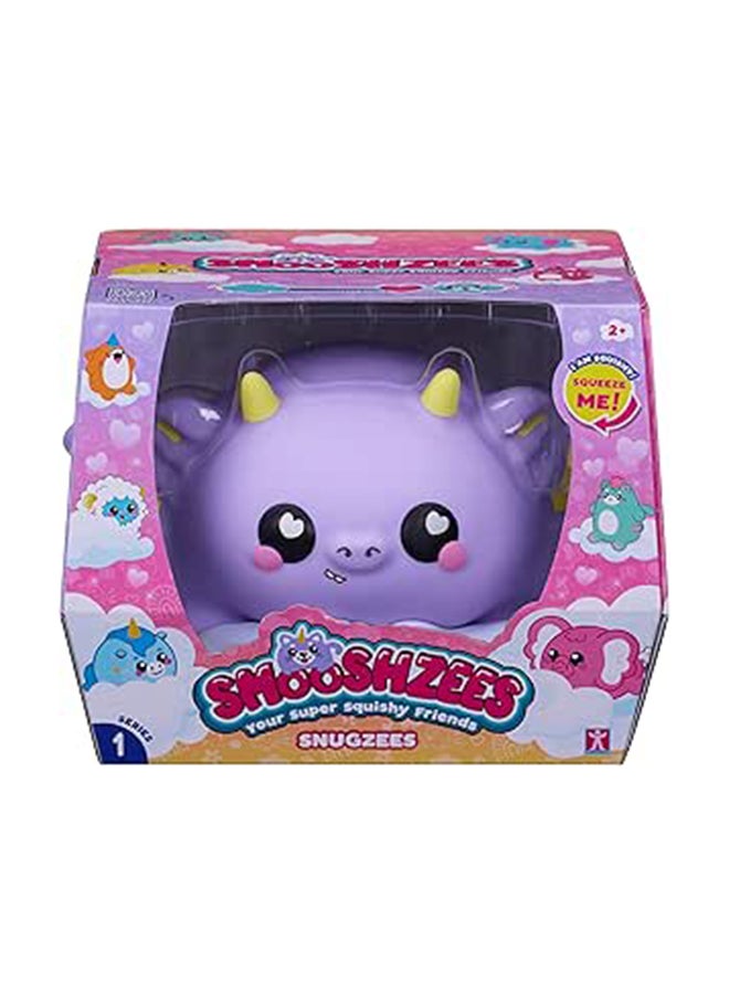 Smooshzees 6.8" Snugzees Dragon (Puffin) - Image 1