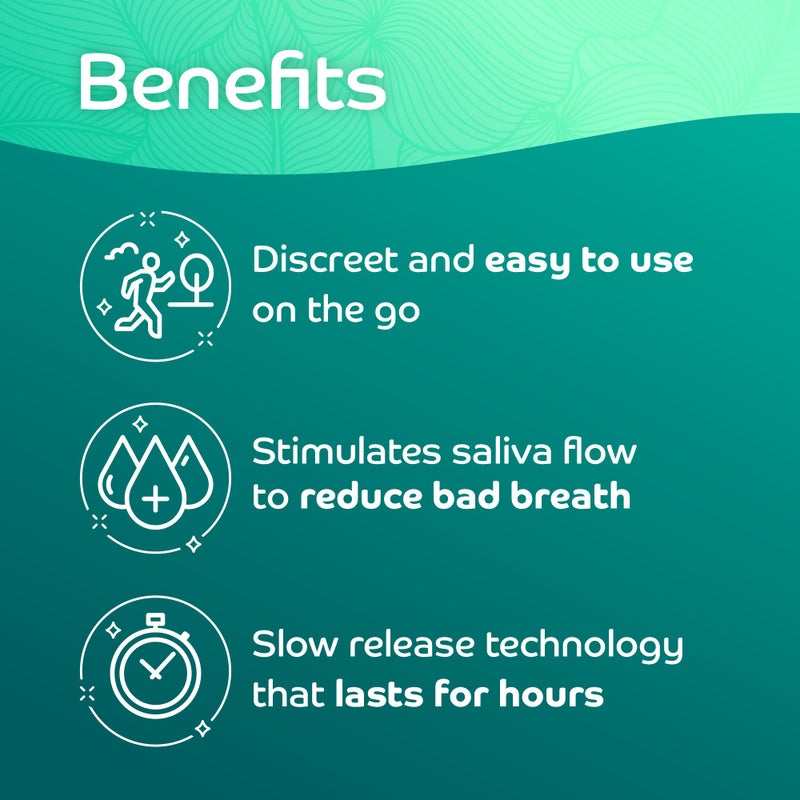 Oracoat FreshMelts Fresh Breath Stick-on Melts for Lasting Freshness, 40 Count Breath Freshener for Bad Breath, Non-Acidic & Sugar-Free, Arctic Mint - Image 5