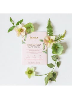 Karuna Karuna Skin - Hydrating+ Facial Mask for Well-Moisturized & Hydrated Skin, Glow-Enhancing Facial Skin Care Products, Hydrating Face Masks with Natto, Niacinamide & Sodium Lactate, 1 Pack  - Image 2