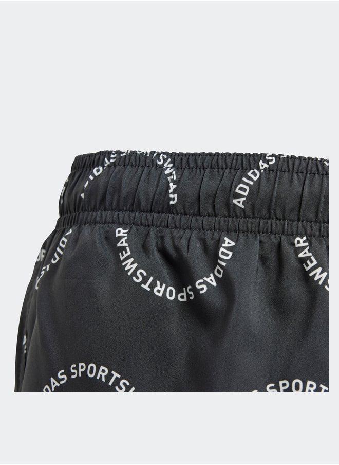 Adidas - شورت سباحة رياضي بطبعة موجة CLX للأطفال - Image 1