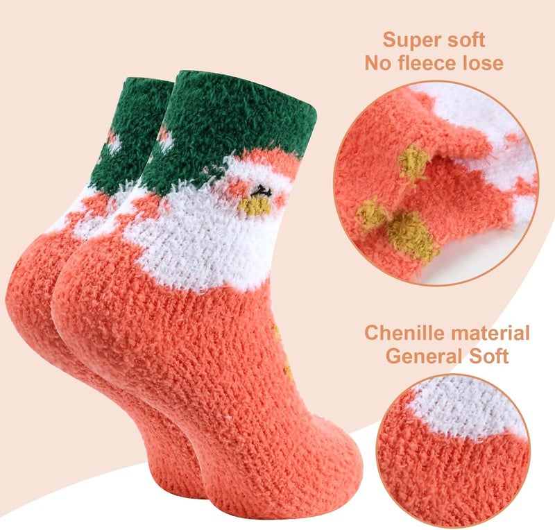 FYC Socks for Women - Stocking Stuffers Gifts for Women - Warm Thick Soft Wool Cozy Crew Socks Christmas Gifts for Woman - Image 4