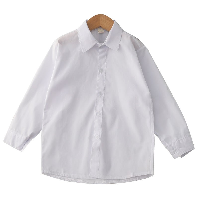 Boys' Suspenders White Trousers Suspenders Bow Tie Suit Flower Girl Piano Eloquence Performance Dress - Image 1