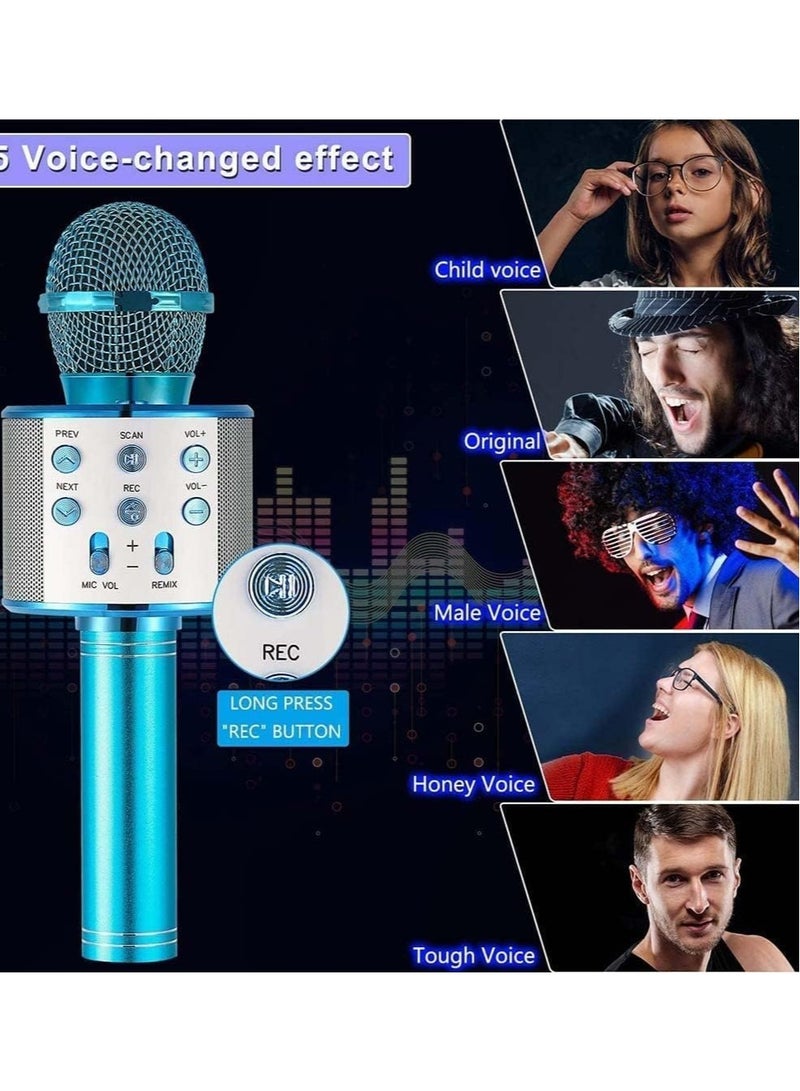 Bluetooth Microphone for kids Birthday Gift Toys for Age 3 4 5 6 7 8 9 10 Girls Boys Wireless Karaoke Mircrophone Little Kid Gifts Toy for Toddler Children - Image 2