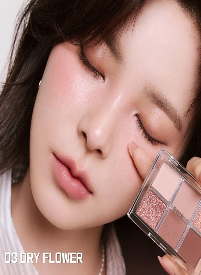 BBI@ BBIA BBIA Ready To Wear Eye Palette - Ultimate Eyeshadow Palette Blendable & Buildable Shade Soft Texture Shimmer Finish Gorgeous Pearls Daily Eye Shadow Colors Vegan Korean Eye Makeup (03 DRY FLOWER) - Image 3