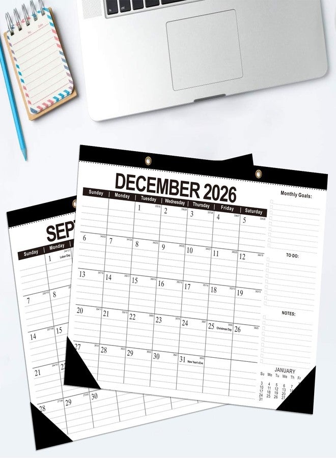 ZTX 2026 Calendar Desk Calendars 2026-2027 Wall Calendar from January 2026 to June 2027,18 Months 17"×12" Thick Paper for Office School Home - Image 4