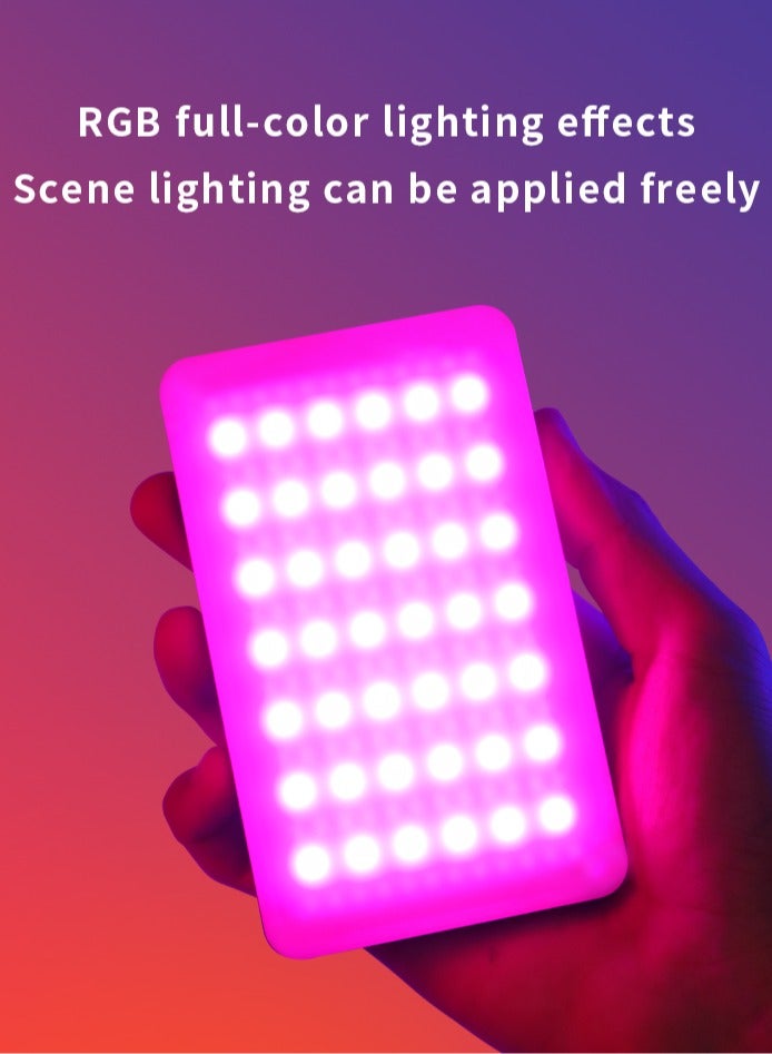 DUSALA Selfie Light for phone with 132 LEDs, 2000mAh Type-C Rechargeable Portable Selfie Light,RGB Light, Led Phone Light fo Ideal for Video Conferencing, Makeup, and TikTok. Compatible with Phone, Laptop, and Camera - Image 4