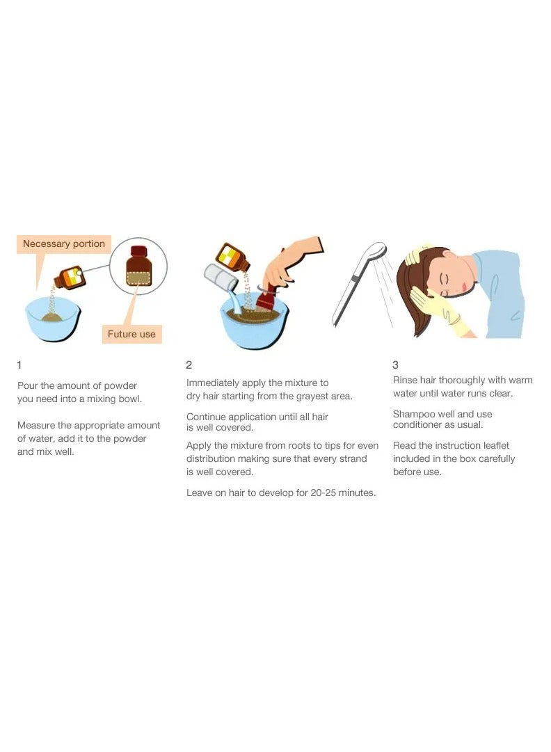 بايجن بيجين بودرة صبغة شعر دائمة 59 أسود شرقي 6 جرام - Image 5