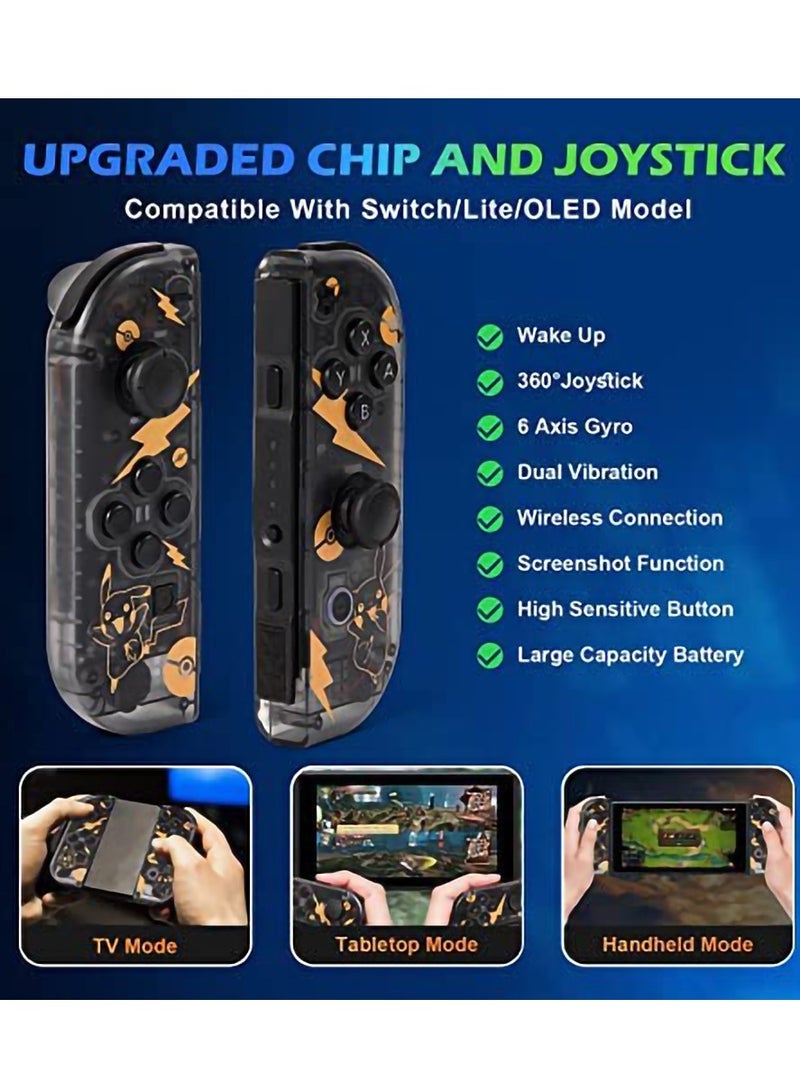 KASTWAVE Joy Cons Wireless Controller for Nintendo Switch, L/R Controllers Replacement Compatible with Nintendo Switch/Lite/OLED, Joystick with Wake-up/Screenshot/Dual Vibration/Motion Control Function - Image 3