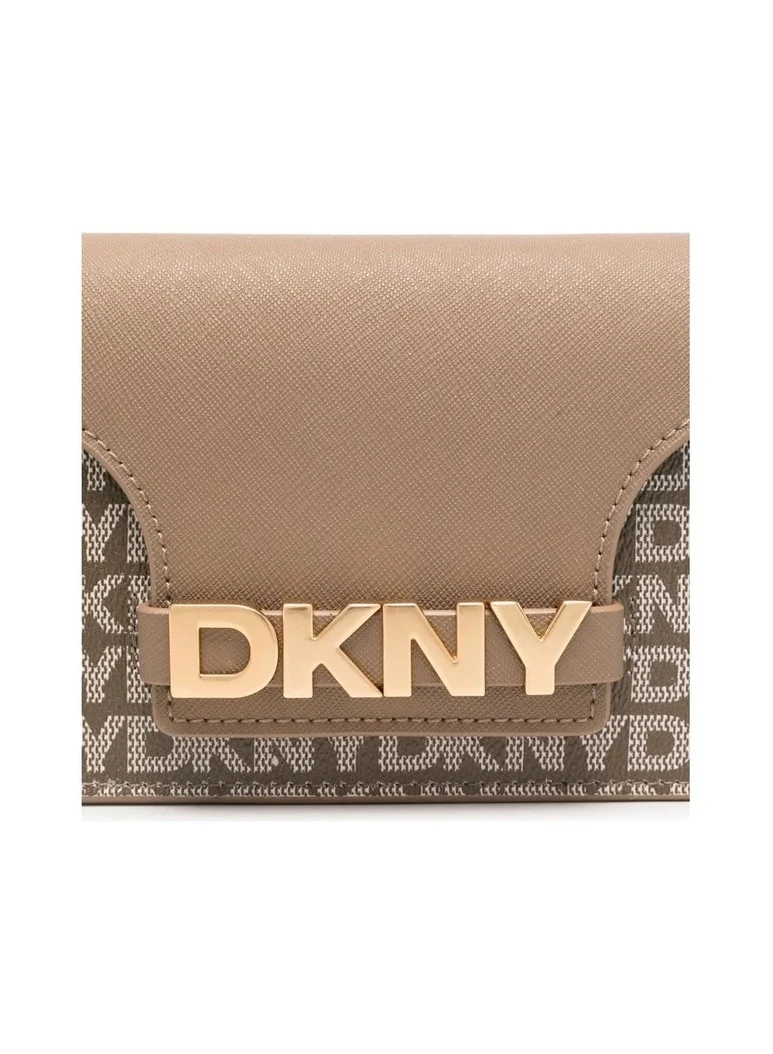 DKNY Avril Logo Detail Flap Over Crossbody bag
