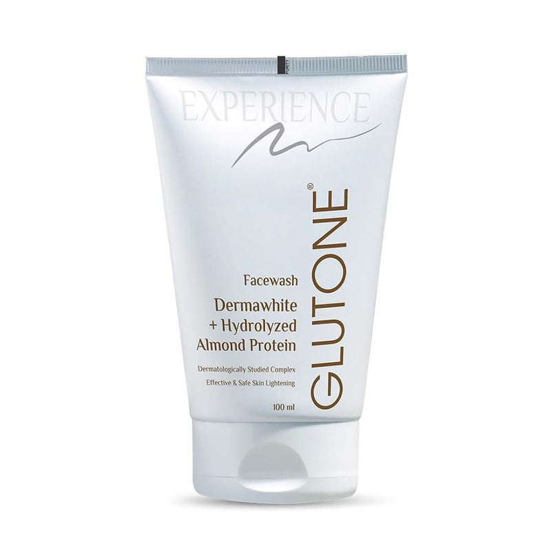 Glutone Face Wash Glow Radiance Face Wash With Saxifrage Papaya Guava Extract Enriched Hydrolyzed Almond Protein SugarBased Formula 100ml - Image 1
