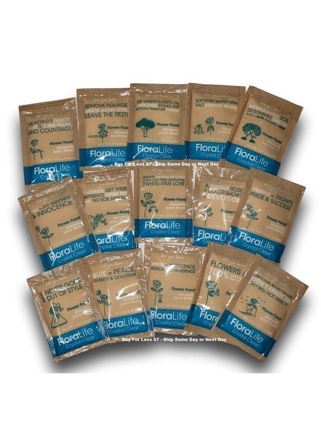 Floralife - Floralife Flower Food 300, 5gm pkg 50 - Image 1