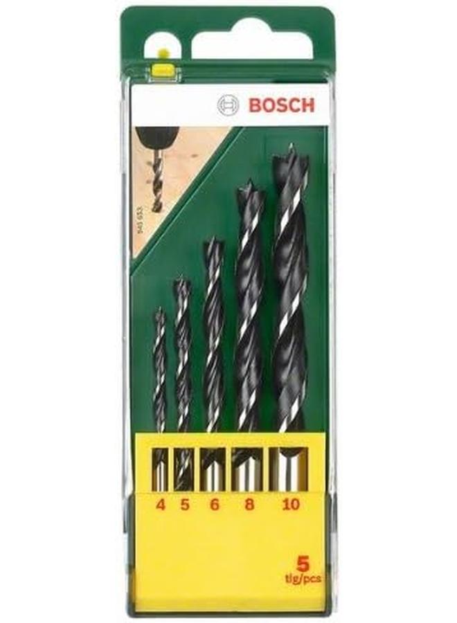 BOSCH 5 Piece Wood Drill Bit Set 2607019440 - Image 4