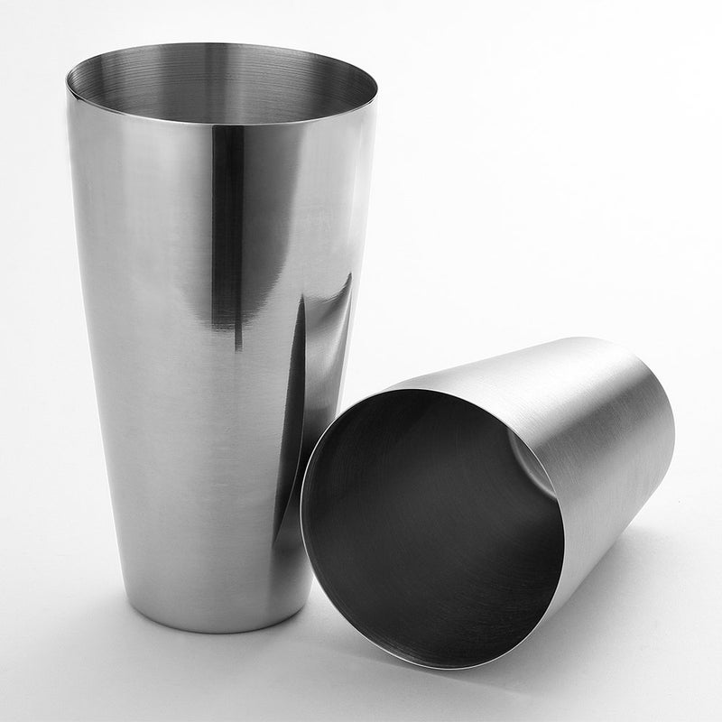 QLL Boston Shaker By Qll  Professional Stainless Steel Cocktail Shaker Set  Including 20Oz Unweighted & 28Oz Weighted Shaker Tins - Image 3