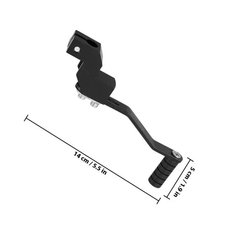 2Pcs Black Aluminum Motorcycle Gear Shift Levers Adjustable For Dirt Pit Bikes - Image 3