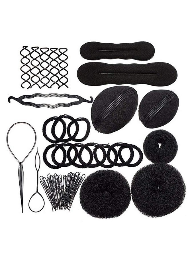 NESA Hair DIY Tool Kit Donut Bun Maker U-Shaped Clip Spiral Clip Hair Bands Hair Base Bumps Hair Loops Bun Makers - pzsku/Z870A1B38EAFEBC3D0C3BZ/45/_/1738306427/f628a0d1-16cc-48ed-a2f0-953d0a1a63b5