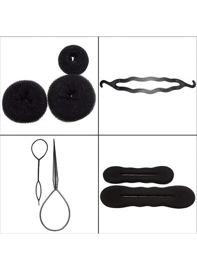 NESA Hair DIY Tool Kit Donut Bun Maker U-Shaped Clip Spiral Clip Hair Bands Hair Base Bumps Hair Loops Bun Makers - pzsku/Z870A1B38EAFEBC3D0C3BZ/45/_/1738306429/be2189a8-0c2f-4a52-bc50-fd51935dcac0