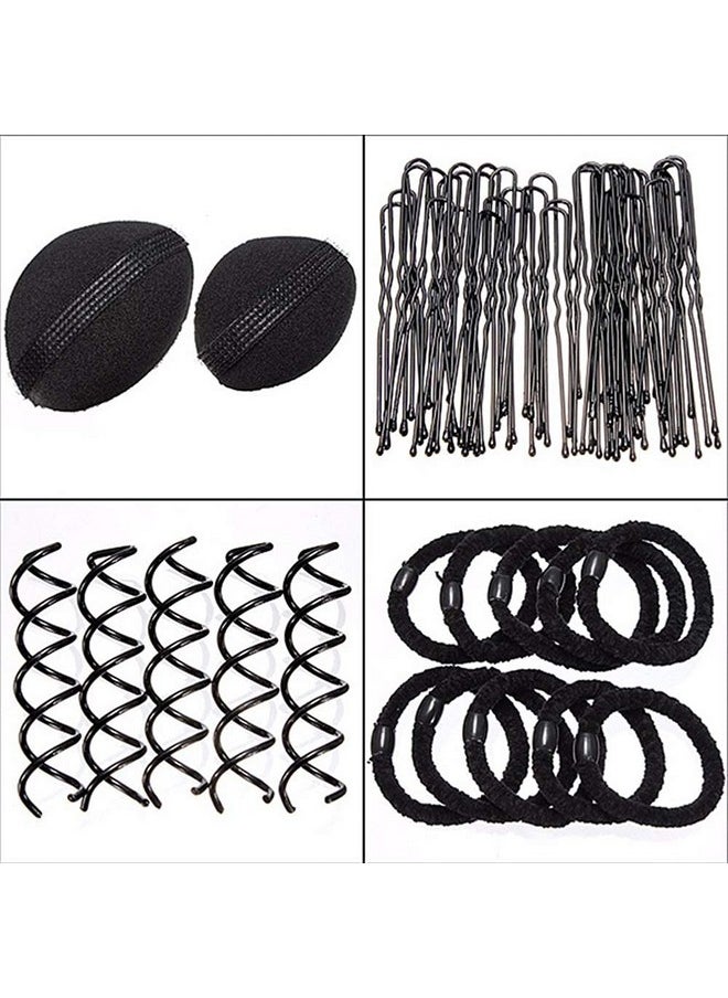 NESA Hair DIY Tool Kit Donut Bun Maker U-Shaped Clip Spiral Clip Hair Bands Hair Base Bumps Hair Loops Bun Makers - pzsku/Z870A1B38EAFEBC3D0C3BZ/45/_/1738306437/42abd960-ba8a-4249-98f9-4f9484ab4666