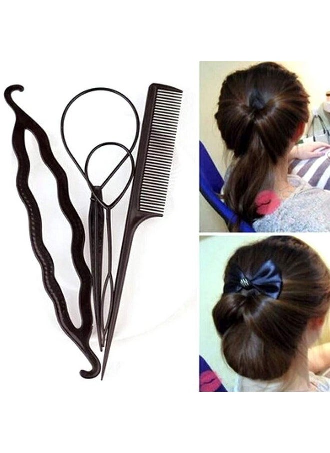 NESA Hair DIY Tool Kit Donut Bun Maker U-Shaped Clip Spiral Clip Hair Bands Hair Base Bumps Hair Loops Bun Makers - pzsku/Z870A1B38EAFEBC3D0C3BZ/45/_/1738306478/c1f70bf5-89b0-4408-9257-ac0f8d9c58b5