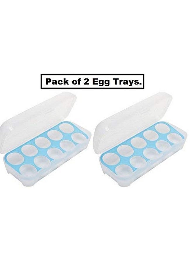CSM® Eggs Tray/Eggs Storage Box for 10 Eggs.(Pack of 2)… - Image 2