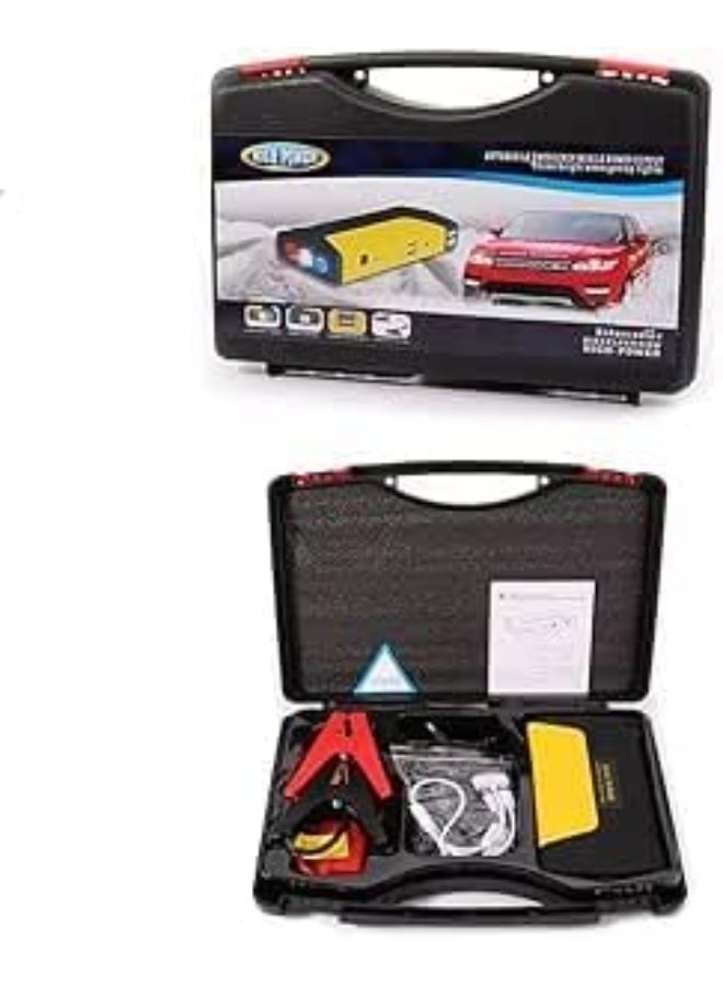 Portable scissor lift kit with a capacity of up to 2 tons, including air blower and tire changing tools, for emergency and roadside maintenance. - Image 1