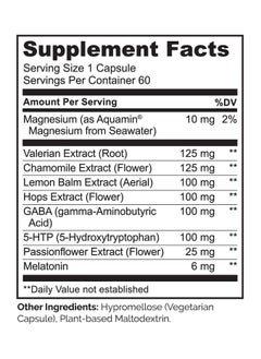 NATURELO Sleep Formula With 6mg Melatonin Sleep Aid With Natural Valerian Chamomile & lemon Balm,For Occasional Sleep Support 60 Vegetarian Capsules  - Image 4