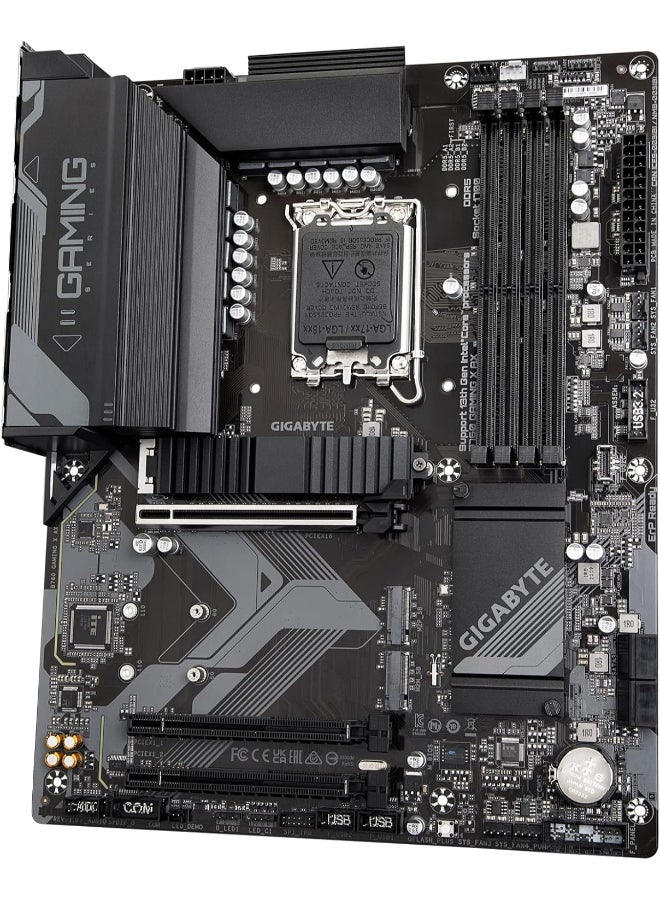 جيجابايت لوحة أم GIGABYTE B760 Gaming X AX (LGA 1700/ إنتل/ B760/ ATX/ DDR5/ M.2/ PCIe 4.0/ USB 3.2 Gen2X2 Type-C/ AMD WiFi 6E/ 2.5GbE LAN/ Q-Flash Plus/ PCIe EZ-Latch) - Image 4