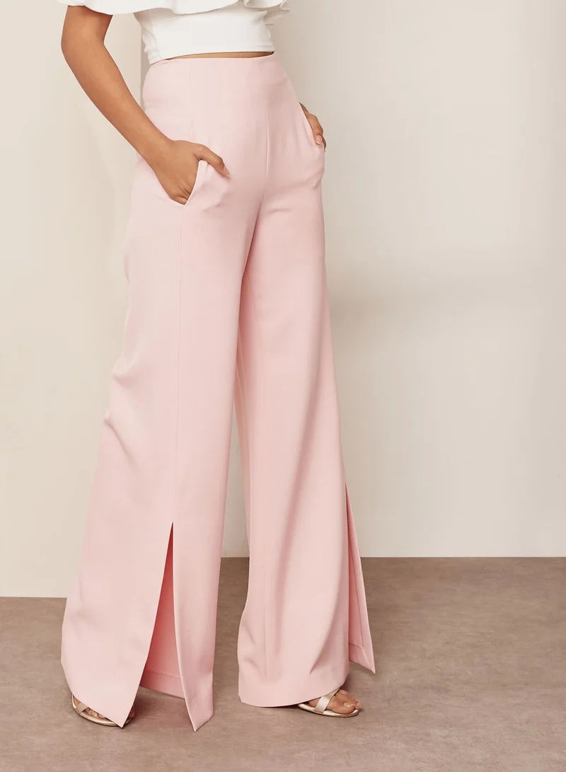 AQ/AQ Side Split Wide Leg Pants