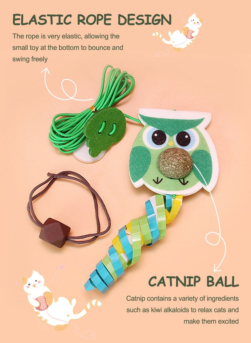 كيدل معلق باب الارتداد لعبة القطة القابلة للسحب لعبة التمرين القطة الحبل معلق لعبة القطة للداخلية - Image 3