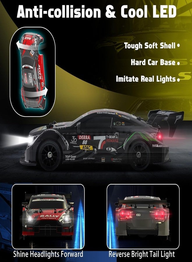 CIRBOX Rc Drift Car 1:16 Scale RC Drift Car,40KM/H 4WD 2.4GHz Remote Control Cars with LED Light,Racing and 4 Drifting Wheels,1 Rechargeable Batteries,Perfect Toy Set of 1 Multicolor - Image 4