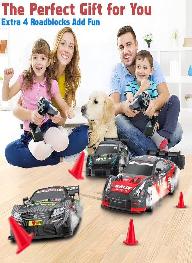 CIRBOX Rc Drift Car 1:16 Scale RC Drift Car,40KM/H 4WD 2.4GHz Remote Control Cars with LED Light,Racing and 4 Drifting Wheels,1 Rechargeable Batteries,Perfect Toy Set of 1 Multicolor - Image 2