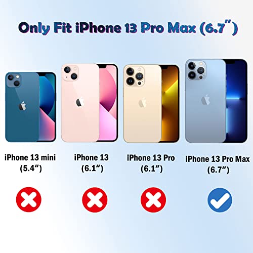 QHOHQ 3 Pack Screen Protector for iPhone 13 Pro Max 6.7" with 3 Pack Tempered Glass Camera Lens Protector, Ultra HD, 9H Hardness, Scratch Resistant, Easy Install - Case Friendly - Image 2