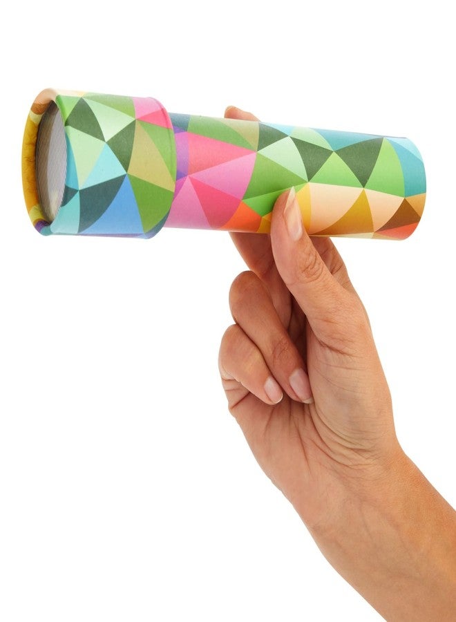 BLUE PANDA 3 Pack Prism Kaleidoscopes for Kids 8 inches - Birthday Party Favors, Vintage-Style Educational Retro Toys (Geometric Pattern) - Image 5