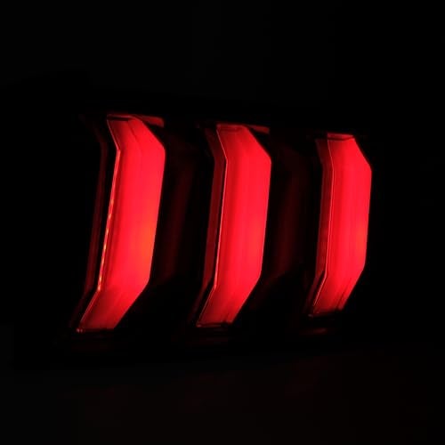 corkiauto LED Tail Lights Assembly Compatible with 2015-2023 Ford Mustang Euro Taillights, Rear Brake Lamp w/Sequential Signal Light,Clear Lens - Image 5
