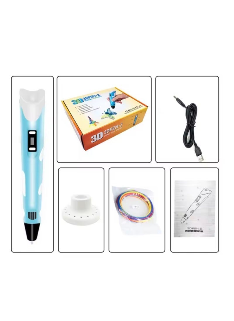 Assorted 3D Pen for Kids 3D Printing Pen with PLA Filament Refills Compatible PLA & ABS Creative Toy Great Arts Crafts Gift for Kids & Adults - Image 4