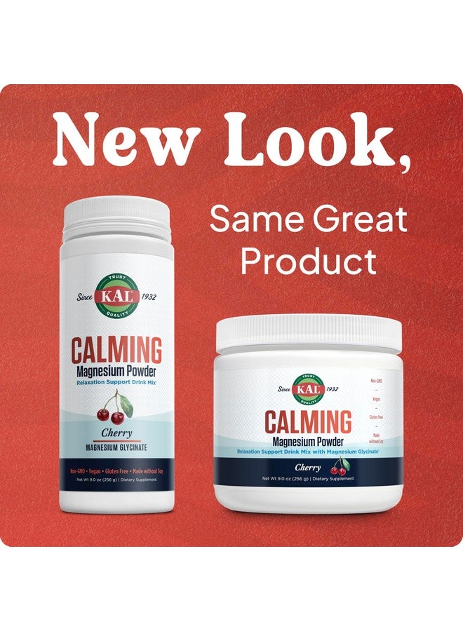 KAL Calming Magnesium Powder - Cherry Flavor Magnesium Supplement - High Absorption, Relaxation Support, No Added Sugar, Vegan, Gluten Free, Made Without Soy - 40 Servings, 9 oz - Image 3