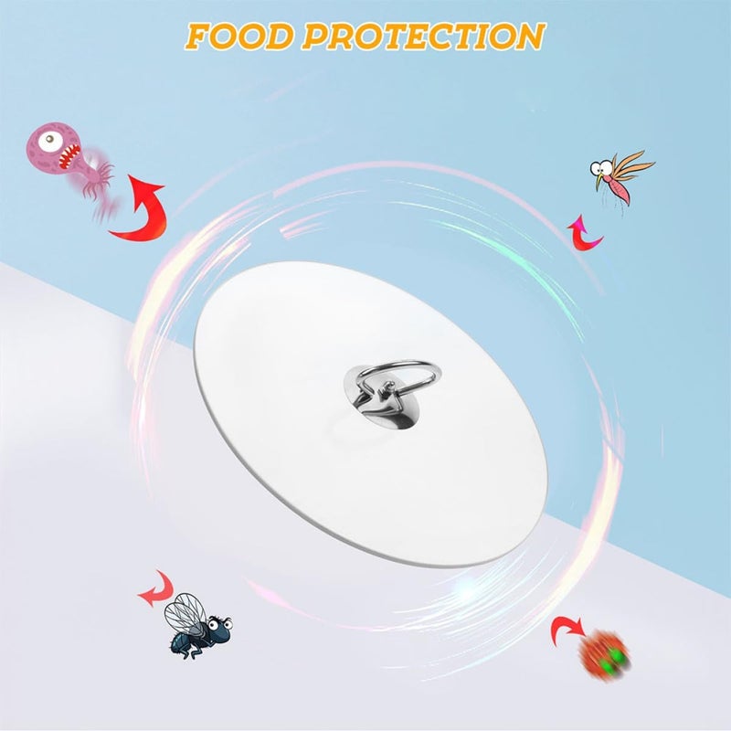 Tempered Glass Cookware Lid 26cm round Thickened Universal Pan Cover Microwave Safe Kitchen Pot Lid for Ceramic Bowls and Food Preservation - Image 3