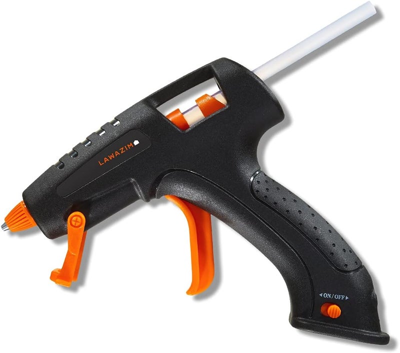 Cordless Glue Gun -15W 3.7V Black - Portable Mini Hot Glue Gun Melting Adhesive Gun Battery-Powered Rechargeable Glue Gun for Arts and Crafts Projects Repairs Scrapbooking Home improvement - Image 1
