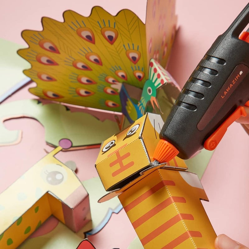 Cordless Glue Gun -15W 3.7V Black - Portable Mini Hot Glue Gun Melting Adhesive Gun Battery-Powered Rechargeable Glue Gun for Arts and Crafts Projects Repairs Scrapbooking Home improvement - Image 4