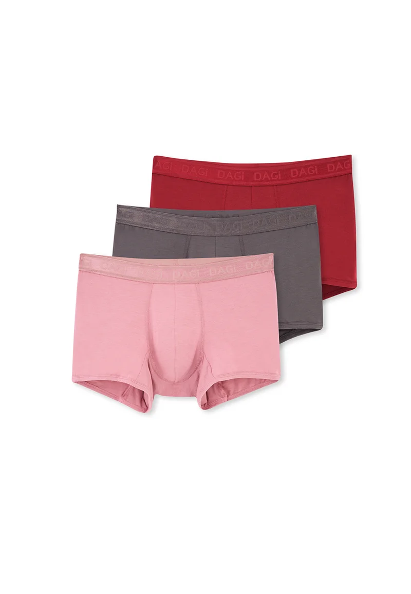 داجي 3 Pack Mid Rise Multicolour Modal Boxer