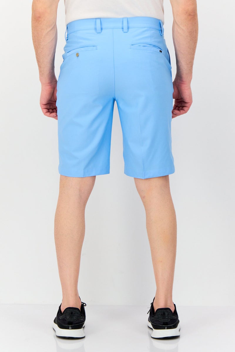 Greg Norman Men Sportswear Fit Golf Shorts, Sea Blue  - Image 3