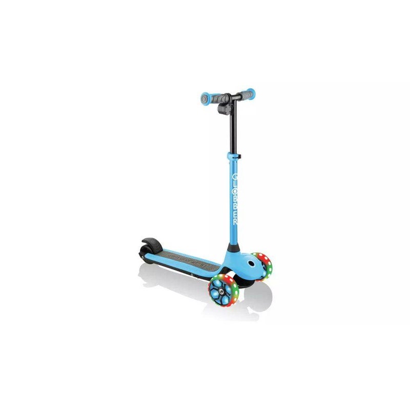 Globber E-Motion 4 Plus Electric 3-Wheel Foldable Kick Scooter (Sky Blue) - Image 1