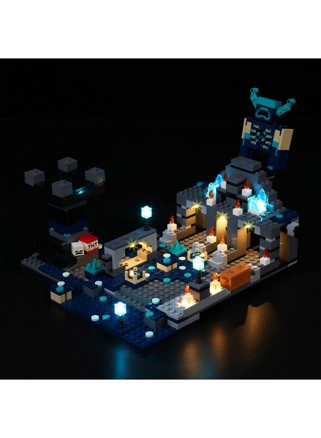 Vonado Led Light Kit For Lego Minecraft The Deep Dark Battle 21246 (No Model) Building Lighting Kit Compatible With Lego The Deep Dark Battle Creative Diy Light Kit (Only Light) - Image 1