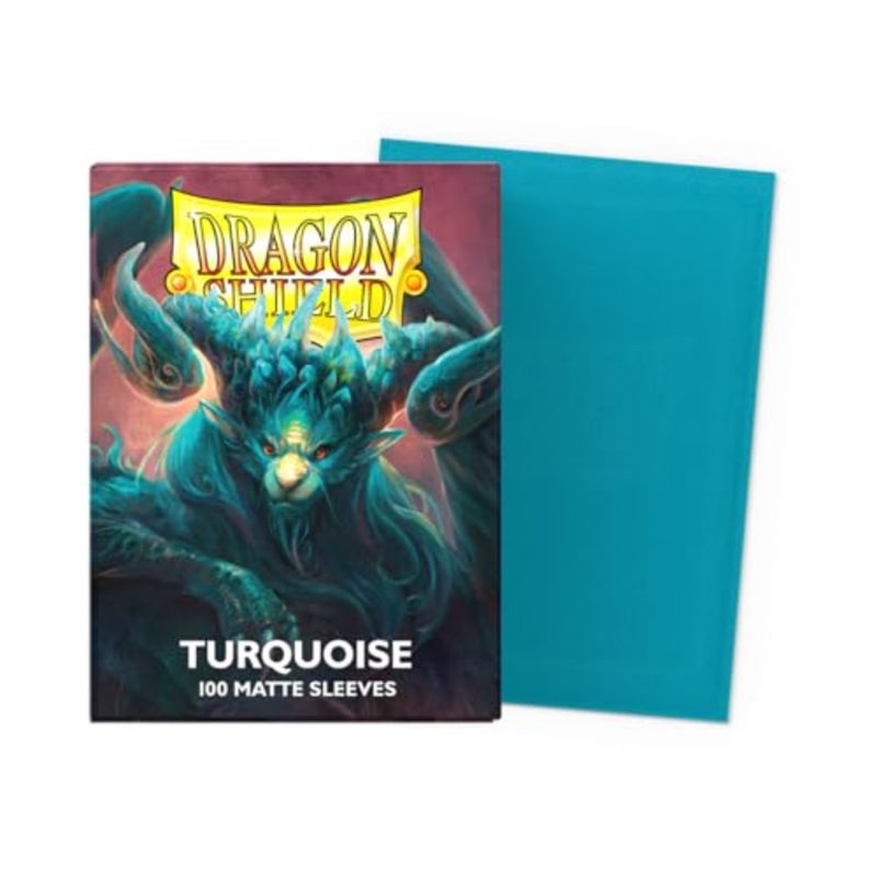 Matte Turquoise Trading Card Sleeves, 100 Pcs Standard Size Card Protector Sleeves for TCG Collectible Game Cards - Image 2
