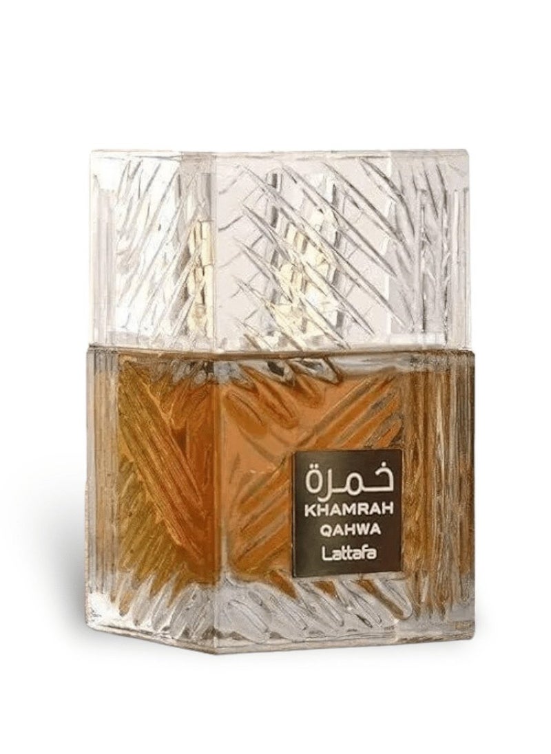 Lattafa KHAMRAH QAHWA EDP 100ML & Khamrah Unisex Eau De Parfum by Lattafa 100ml combo - Image 3