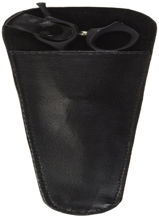 شيرز دايركت مقص قص ياباني من ShearsDirect، مصنوع من الفولاذ المقاوم للصدأ 440C، بتصميم مقبض منحني جانبي، مزود بمقبض مطاطي أسود ومقبض شد قابل للتعديل، بطول 8 بوصات. - Image 3