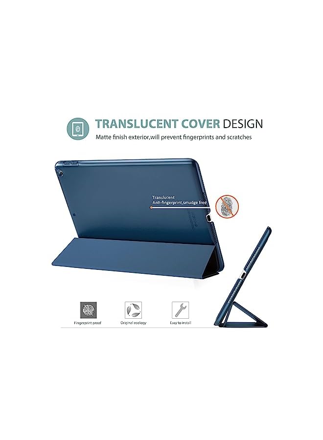 Procases Ipad 9.7 Case (Old Model) 2018 6Th Generation / 2017 5Th - Ultra Slim Lightweight Stand With Translucent Frosted Back Smart Cover For Inch -Navy - Image 3